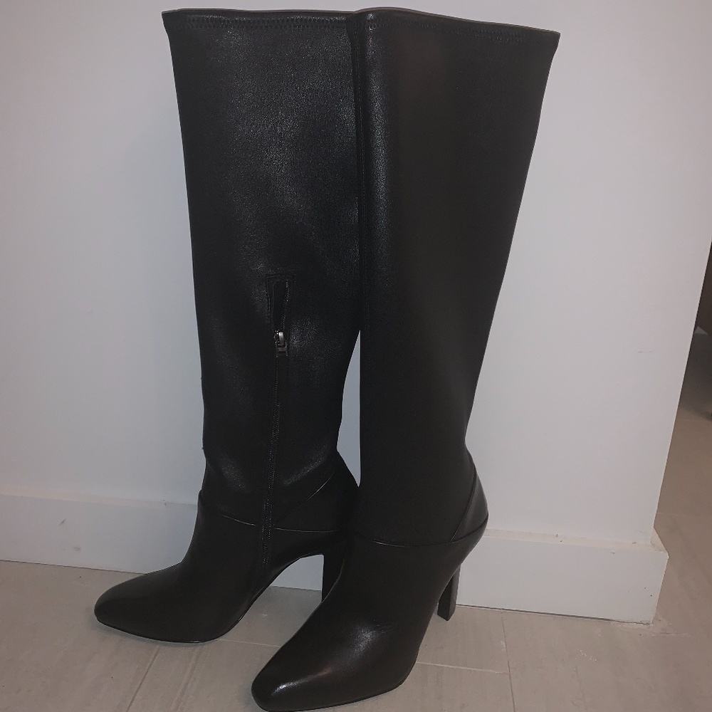 Reiss Black Leather boots